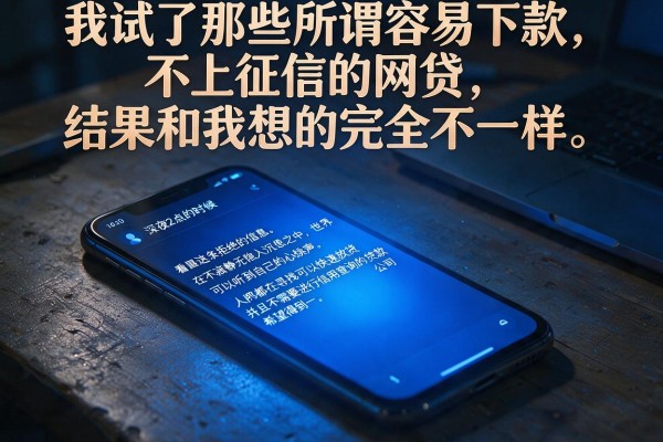我试了那些所谓容易下款不上征信的网贷，结果和我想的完全不一样