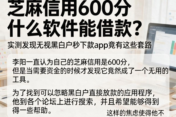 芝麻信用600分什么软件能借款？实测发现无视黑白户秒下款app竟有这些套路