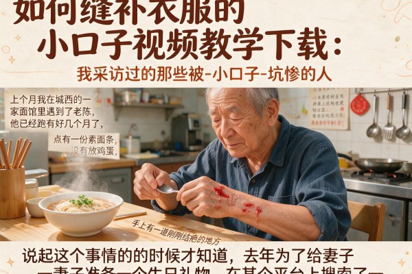 如何缝补衣服的小口子视频教学下载：我采访过的那些被-小口子-坑惨的人