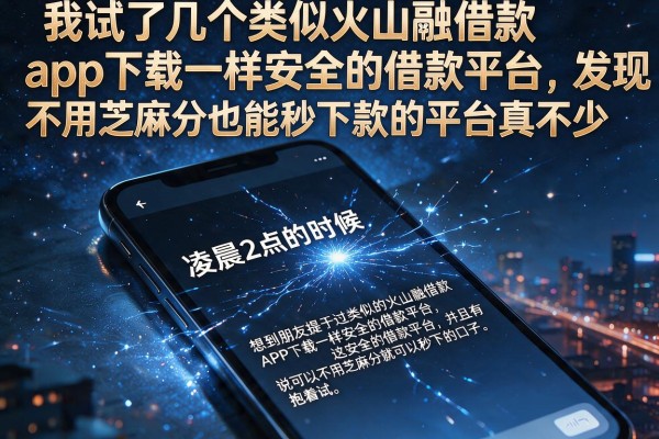 我试了几个类似火山融借款app下载一样安全的借款平台，发现不用芝麻分也能秒下款的平台真不少