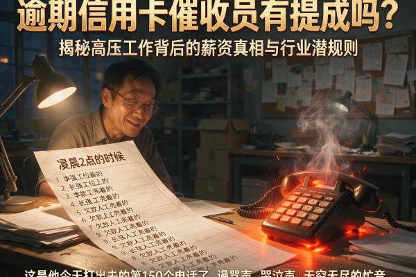 逾期信用卡催收员有提成吗？揭秘高压工作背后的薪资真相与行业潜规则