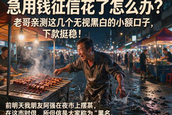 急用钱征信花了怎么办？老哥亲测这几个无视黑白的小额口子，下款挺稳！