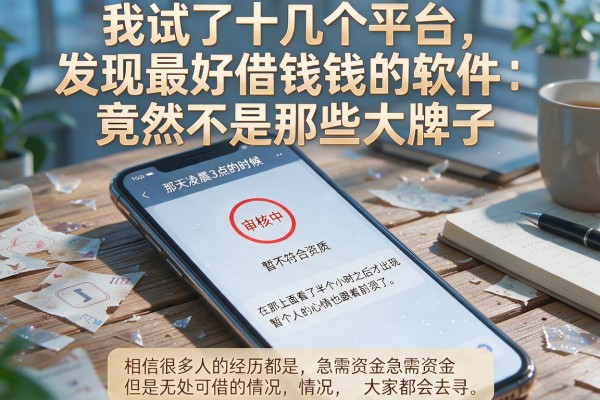 我试了十几个平台，发现最好借钱的软件竟然不是那些大牌子