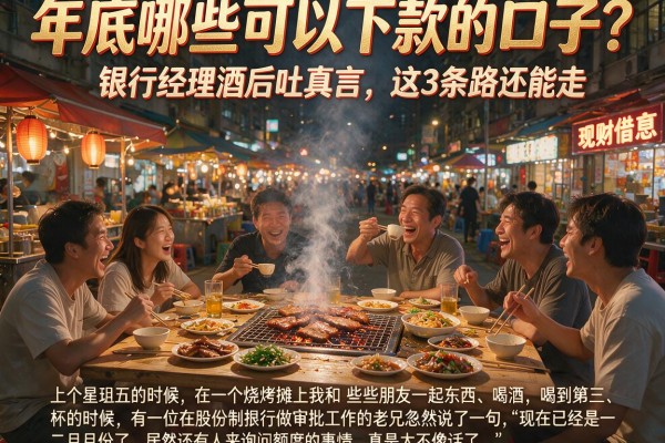 年底哪些可以下款的口子？银行经理酒后吐真言，这3条路还能走
