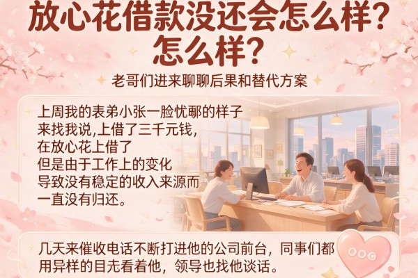 放心花借款没还会怎么样？老哥们进来聊聊后果和替代方案