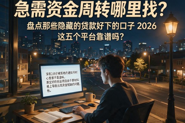 急需资金周转哪里找?盘点那些隐藏的贷款好下的口子2026,这五个平台靠谱吗?
