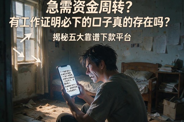 急需资金周转？有工作证明必下的口子真的存在吗？揭秘五大靠谱下款平台