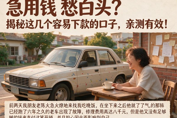 急用钱愁白头？揭秘这几个容易下款的口子，亲测有效！