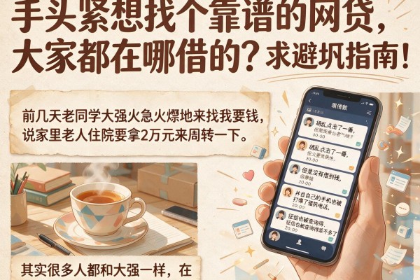 手头紧想找个靠谱的网贷，大家都在哪借的？求避坑指南！